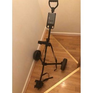 JEF WORLD OF GOLF Deluxe Steel Push Cart